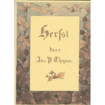 Plaatjesalbum HERFST (Jac. P. Thysse) - 1