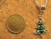 NIEUW kerstboom oorbellen groen met strass - 1 - Thumbnail