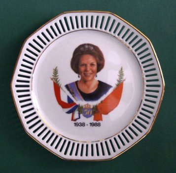 Bordje Beatrix 50 1938-1988 ajour - 1