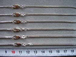 Zilveren halskettinkjes voor hangertjes, gourmet