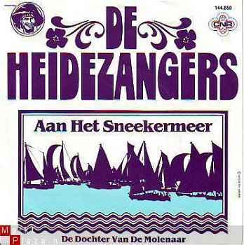 VINYLSINGLE *DE HEIDEZANGERS * AAN HET SNEEKERMEER * HOLLAND - 1