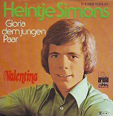 * VINYLSINGLE * HEINTJE * GLORIA DEM JUNGEN PAAR *GERMANY 7"