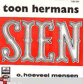 VINYLSINGLE * TOON HERMANS * SIEN * HOLLAND 7