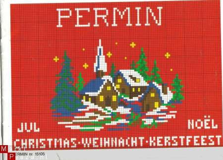 Permin - Patronenboekje met kerstpatronen nr. 15105 - 1