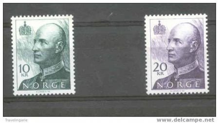 Noorwegen 1993 Koning Harald V Yvert 1088/89 postfris - 1
