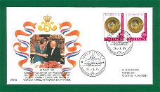 FDC OSE-33 (b) 26-3-85 - Galadiner met pres. Pertini (It.)