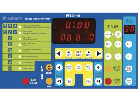 Mobiel verrijdbaar scorebord op statief - 5