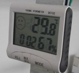 jumbo hygrometer thermometer klokje alarm klok-GE00201D - 1