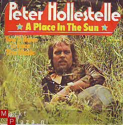 VINYLSINGLE *PETER HOLLESTELLE * A PLACE IN THE SUN *GERMANY - 1