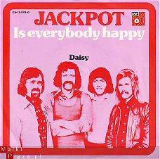 VINYLSINGLE * JACKPOT * IS EVERYBODY HAPPY * BELGIUM 7" *