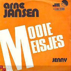 VINYLSINGLE * ARNE JANSEN *  MOOIE MEISJES * BELGIUM 7" *