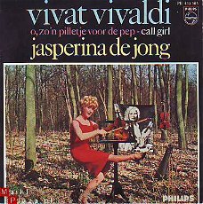 VINYLSINGLE * JASPERINA DE JONG * VIVAT VIVALDI * HOLLAND 7"
