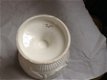 Sierschaal met deksel van wit aardewerk - 3 - Thumbnail