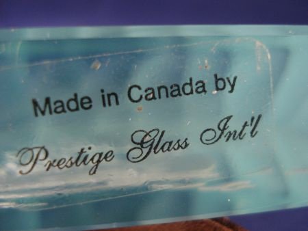 glasobject ets eend V Peltonen Made in Canada Prestige Glass - 1