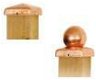 Postcap Ball Finial Copper - 1 - Thumbnail