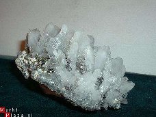 #2 Bergkristal met Chalcedoon, Pyriet & Galeniet Romania