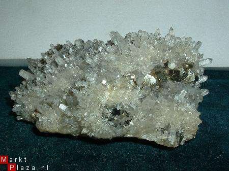#1 Bergkristal met Sphaleriet en Pyriet Romania - 1