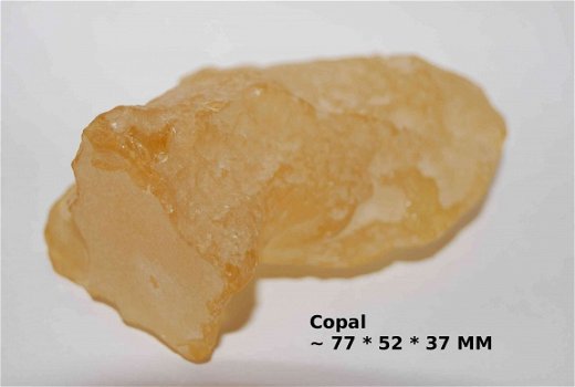 #48 Ruwe Copal Kopaal statue Colombia - 6