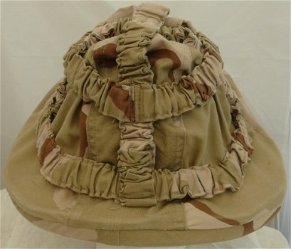 Helm Overtrek, M95, Desert Camouflage, Koninklijke Landmacht, maat: XL, jaren'90.(Nr.1) - 3