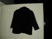 Jottum 2-delige set zwarte rib blouse met longsleeve 116 - 5 - Thumbnail