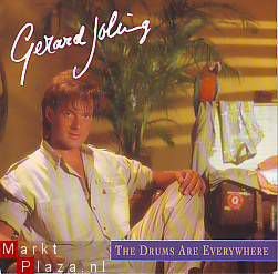 VINYLSINGLE * GERARD JOLING *THE DRUMS ARE EVERYWHE *HOLLAND - 1