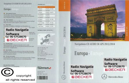 Alle Becker/Mercedes Comand Aps DVD/Audio Aps 50/30 CDs 2014 - Afbeelding 5