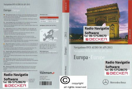 Alle Becker/Mercedes Comand Aps DVD/Audio Aps 50/30 CDs 2014 - Afbeelding 4