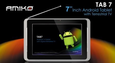 Amiko tab 7, 7 inch tablet - 1