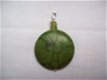 edelstenen ketting hanger groen howliet olivijn peridoot goa - 1 - Thumbnail