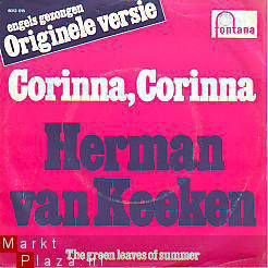 VINYLSINGLE * HERMAN VAN KEEKEN * CORINNA,CORINNA * HOLLAND - 1