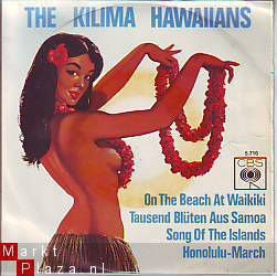 VINYLSINGLE * THE KILIMA HAWAIIANS * ON THE BEACH AT WAIKIKI - 1
