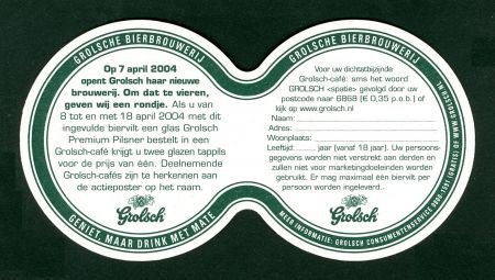 Bierviltje Rondje van Grolsch - 1