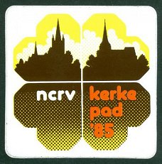 Sticker NCRV Kerkepad '85