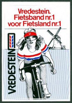 Sticker Vredestein Fietsband nr. 1 - 1