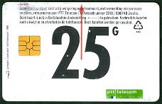 Telefoonkaart 25G (PTT Telecom)