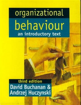 David Buchanan eo ; Organizational Behaviour - 1