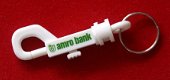 Sleutelhanger plastic musketonhaak Amro Bank - 1 - Thumbnail