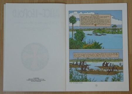 Strip Boek, ALICE en LEOPOLD, De Vallei Van De Groene Stenen, Nummer 3, Dupuis, 1993. - 1