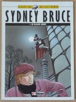 Strip Boek, Sydney Bruce, De Blauwe Indiër, Nummer 1, Glenat, 1987. - 0