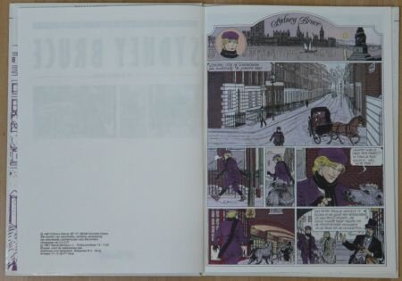 Strip Boek, Sydney Bruce, De Blauwe Indiër, Nummer 1, Glenat, 1987. - 1