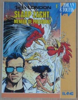 Strip Boek, Max London, Slaap Zacht Meneer De President, Nummer 1, Blanco, 1990. - 0