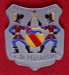 Medaille Carnavalsvereniging De Musketiers Rheden 2x11 jaar