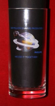 Drinkglas 500 miljoenste Philishave (Philips)