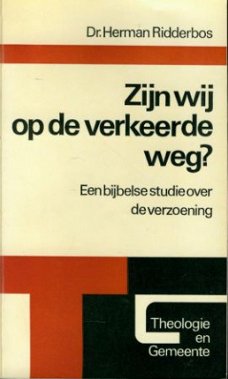 Herman Ridderbos; Zijn wij op de verkeerde weg?