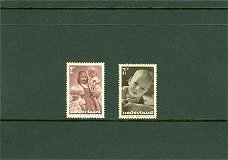 NVPH 495 en 497 Kinderzegels 1947