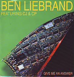 VINYLSINGLE *BEN LIEBRAND feat, CJ & CP * GIVE ME AN ANSWER - 1