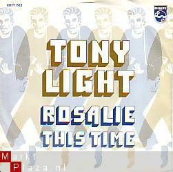 VINYLSINGLE * TONY LIGHT * ROSALIE * HOLLAND 7
