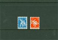 NVPH 715 en 718 Kinderzegels 1958 - 1 - Thumbnail