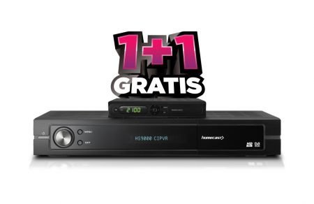 Gratis HS2100 bij een homecast HS 9000 satelliet ontvanger. - 1