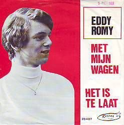 VINYLSINGLE * EDDY ROMY * MET MIJN WAGEN * BELGIUM 7